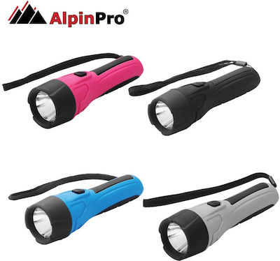 AlpinPro Φακός LED Waterproof με Μέγιστη Φωτεινότητα 60лм Daily Light Черно