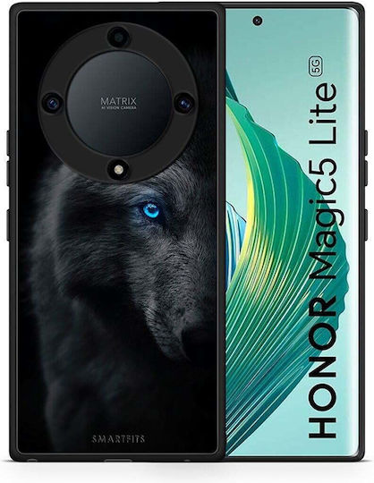 Smartfits Dark Wolf Задна корица Черен (Honor Magic5 Lite)