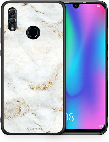 Smartfits White Gold Marble Umschlag Rückseite Weiß (Honor 8X) A00_SM1-HO-8X_WHITEGOLDMARBLE_RO