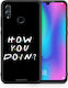 Smartfits How You Doin Umschlag Rückseite Schwarz (Honor 8X)