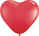 Σετ 100 Μπαλόνια Latex Κόκκινα Καρδιές 28εκ.