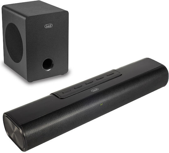 Trevi SB 8380 SW Саундбар 2.1 Bluetooth и HDMI 90W с Безжичен Субуфер и Дистанционно Черен