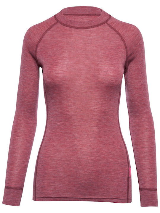 Thermowave Bluza termica pentru femei cu maneci lungi Roz