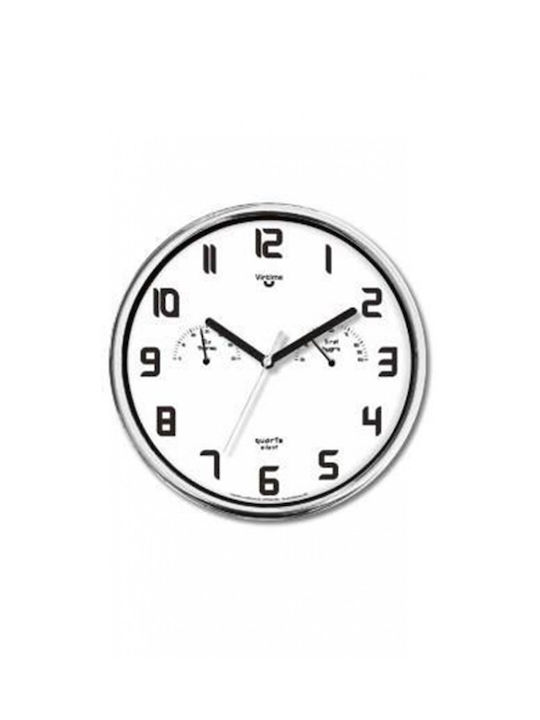 Virtime Wall Clock Silver