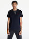 Fred Perry Men's Short Sleeve Blouse Navy/ Burnt Red
