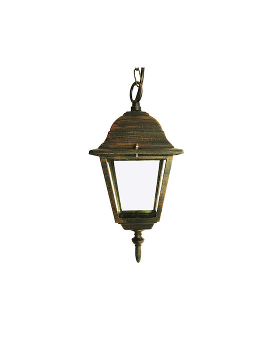 Aca Outdoor Hanging Ceiling Light in Copper Col...