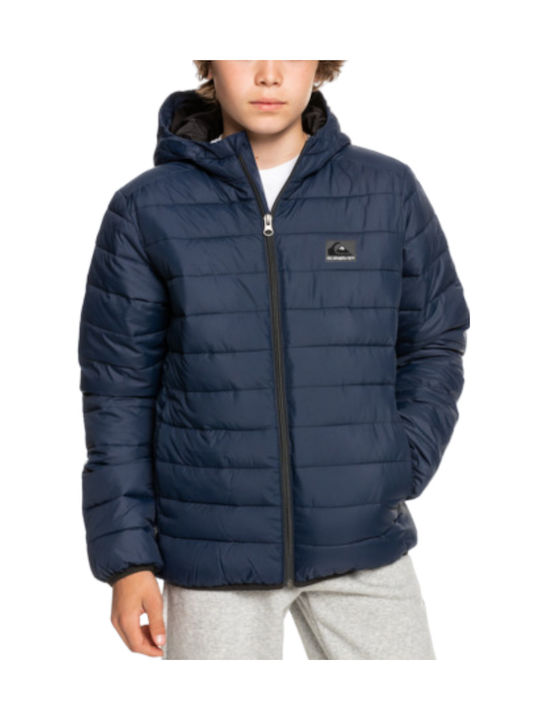 Quiksilver Kids Casual Jacket with Hood Navy Blue