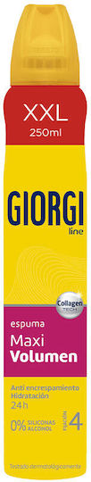 Giorgi Line Maxi-volume Fixing No. 4 Spumă de păr pentru volum 250ml