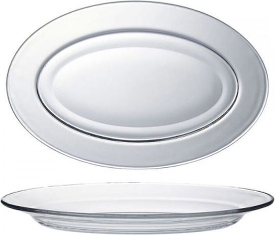 Duralex Platou de Servire Oval Plastic Transparentă 31x20buc 1buc