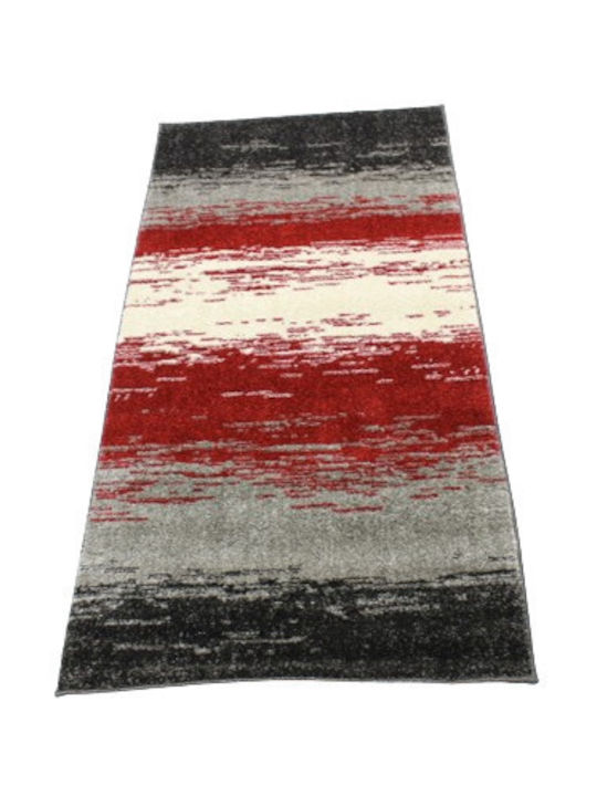 Bowen Rug Rectangular Black/Red