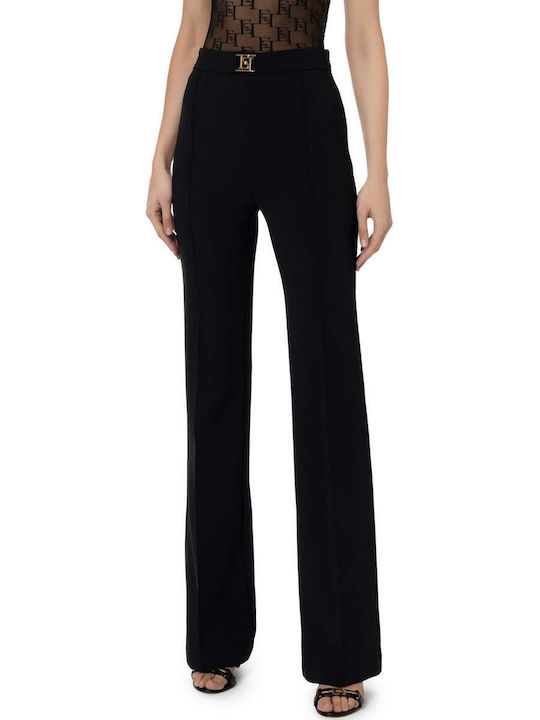 Elisabetta Franchi Women's High-waisted Crepe T...