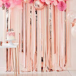 Ginger Ray Curtain for Party in Pink color