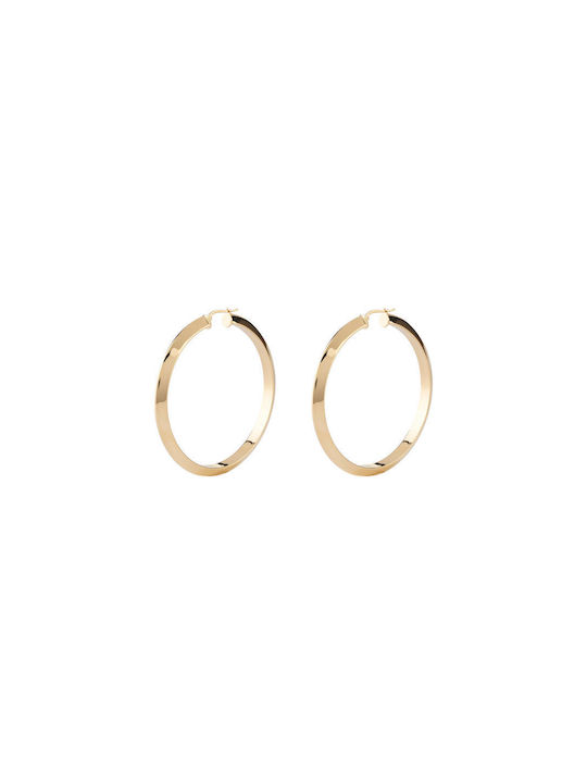 Guess Hoops I Did It Again Earrings Hoops made of Steel Gold Plated