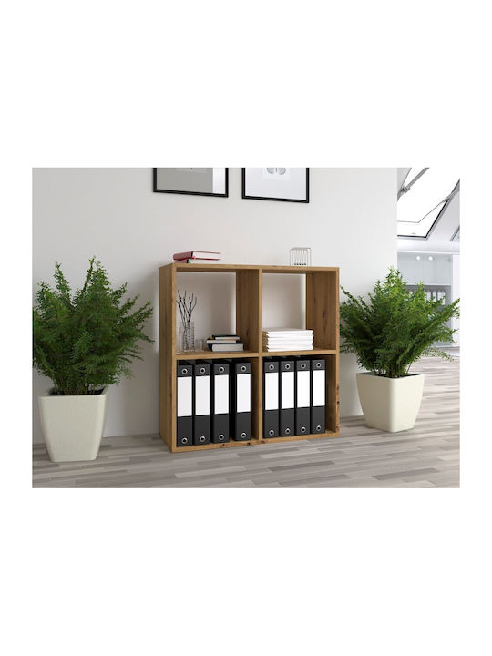 Bookcase Malax 75x30x74cm Brown