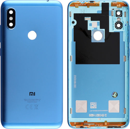 Batterieabdeckung Blau für Xiaomi Redmi Note 6 Pro.