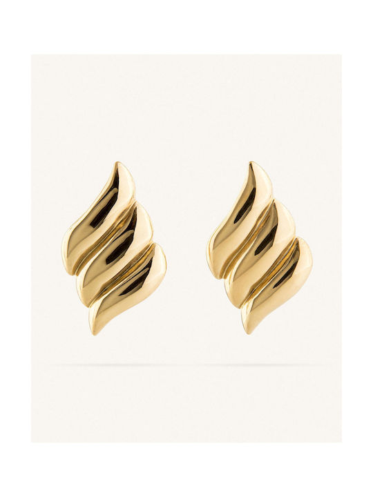 StanStefan Earrings made of Steel Gold Plated