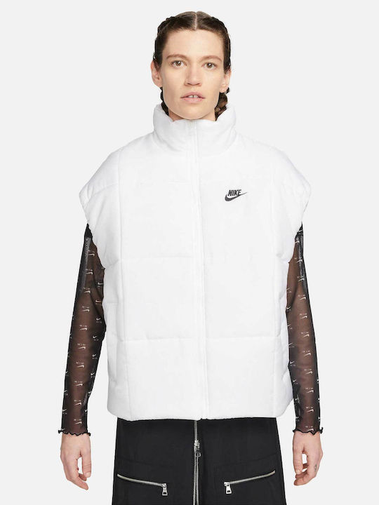 Nike Kurz Damen Ärmellos Puffer Jacke für Winte...