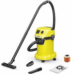 Karcher WD 3 P V-19/4/20 Wet-Dry Vacuum for Dry Dust & Debris 1000W with Waste Container 19lt