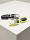 Urban Classics Lefkada 2-Pack Unisex Sunglasses with Plastic Frame Neon Yellow/Black TB4221A-02596