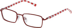 Sting Kinder Metall Brillengestelle Rot VSJ394 ...