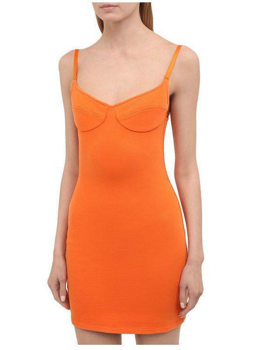 Calvin Klein Mini Dress Orange