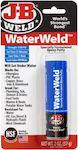 Εποξική Κόλλα Δύο Συστατικών J-b Weld Waterweld Epoxy Putty 57gr Λευκό