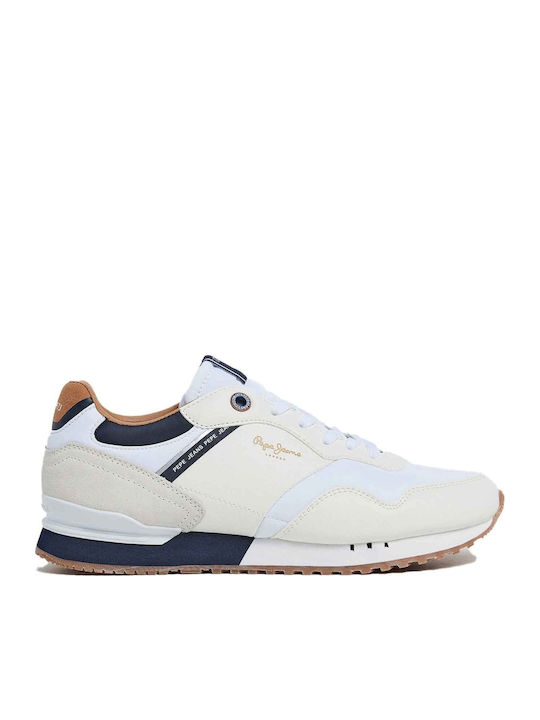 London Court Ανδρικά Sneakers Ασπρο