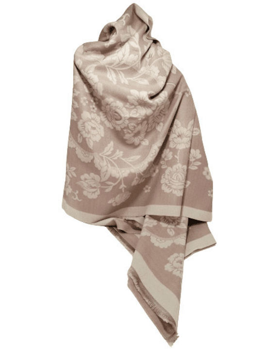 Linda Women's Wool Scarf Beige