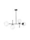 Megapap Pendul Candelabru pentru 4 becuri E27 Negru