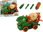 Truck Dinosaur Concrete Mixer Pull Back for 3++ Years