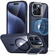 ESR Classic Hybrid Back Cover Silicon Albastru (iPhone 15 Pro)