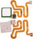 Flex Cable with Fingerprint in White color for Huawei P9