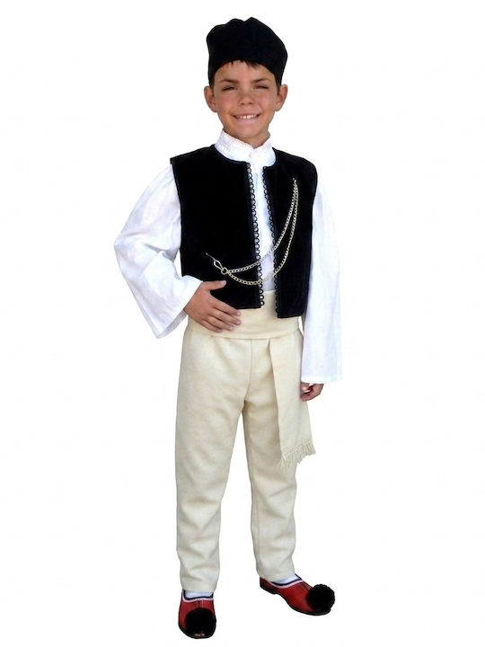 Traditional Kids Costume Epirot Ivory-103