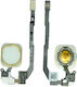 Flex Cable with Home Button in Gold color for IPHONE 5S