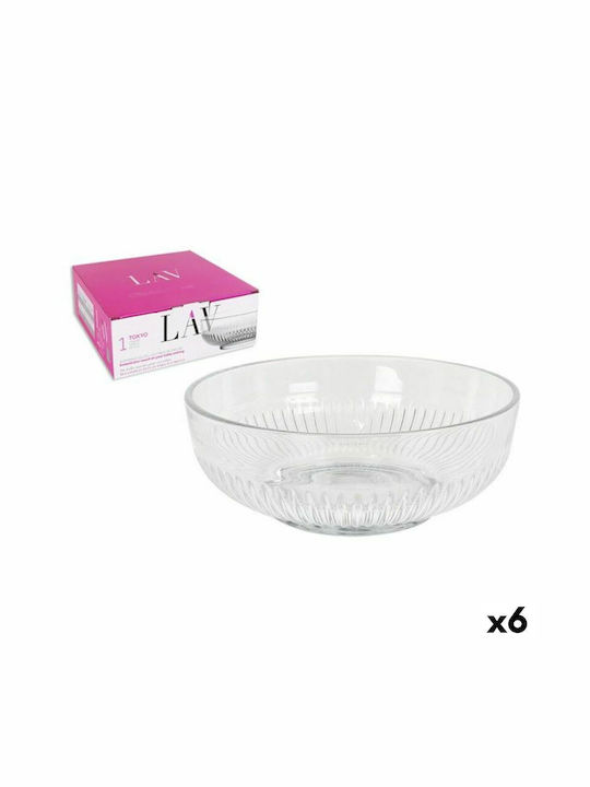 Gurallar Tokyo Glas Salad Bowl Transparent 1Stück