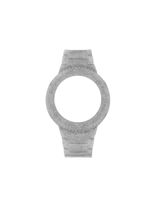 WATX & CO Gummi-Armband Silber