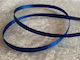 Riniotis Satin,σατεν Band Monochrom Blau