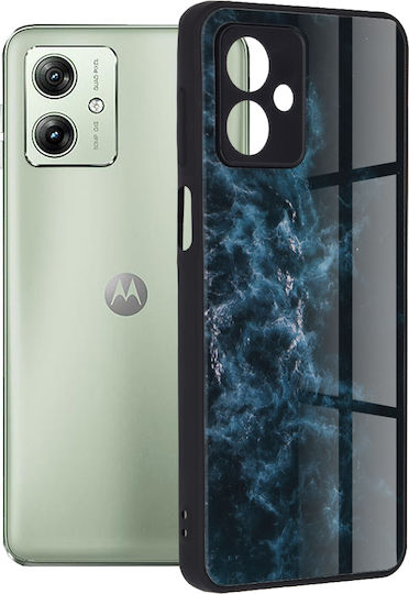 Techsuit Glaze Series Задна Корица 0.4мм Син (Motorola Moto G54)