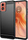 Techsuit Carbon Back Cover Silicone Black (Motorola Moto G24)