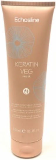 Echos Line Veg Hair Mask for Color Protection with Keratin & Argan 300ml