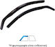 Heko Set of Windbreakers Front Car Dark Fime for BMW Series 5 2pcs