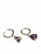 Amalfi Accessories Ohrringe aus Stahl mit Steinen