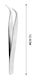 Tpster Eyebrow Tweezer with Thin Tip Silver 12.5cm 1pcs