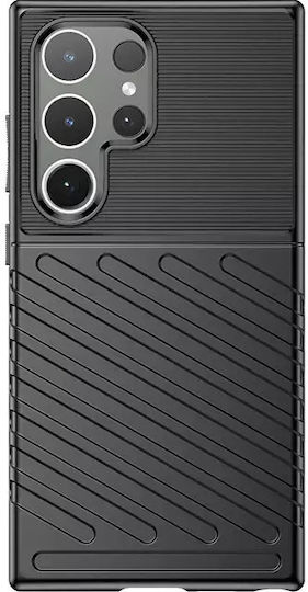 Hurtel Back Cover Silicone Black (Samsung Galaxy S24 Ultra)