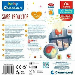 Clementoni Stars Projector με Μουσική και Φως για Νεογέννητα