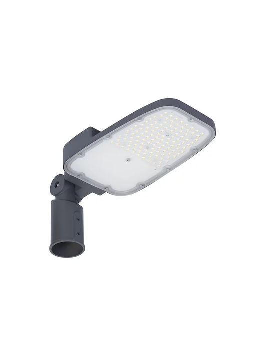 Ledvance Εξωτερικό Φωτιστικό LED Δρόμου 65W με Ψυχρό Λευκό Φως IP66 Γκρι