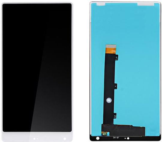 Οθόνη mit Touch-Mechanismus für Xiaomi Mi Mix (Weiß)