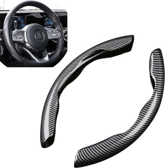 Auto-Lenkradabdeckung mit Durchmesser 32cm Synthetisch Schwarz