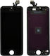 Οθόνη με Μηχανισμό Αφής για iPhone 5 (Μαύρο)
