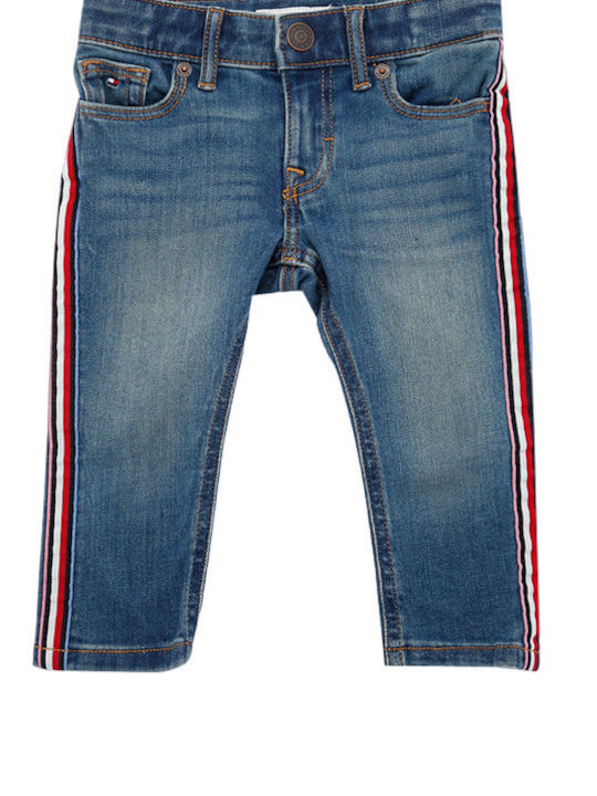 Tommy Hilfiger Pantaloni copii din denim Albastru